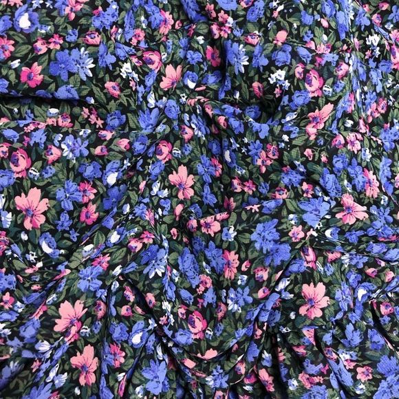 Astr Shirred Bottom Purple Floral Mini Dress NWT - Picture 8 of 15